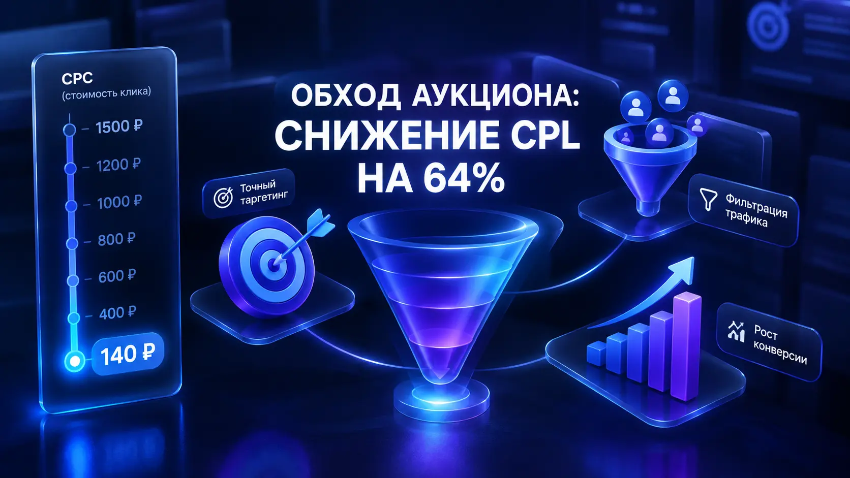 Как продвигать сайт в перегретых нишах: обход дорогого аукциона в контекстной рекламе
