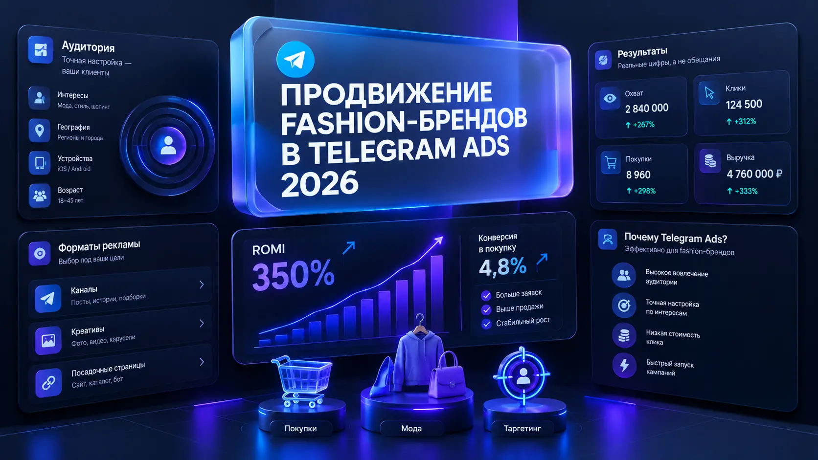 Telegram Ads для магазинов одежды: стратегии и кейсы окупаемости