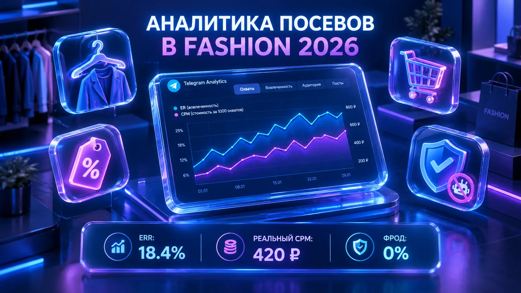 Посевы в Telegram для фэшн-ритейла: как отбирать каналы без накруток