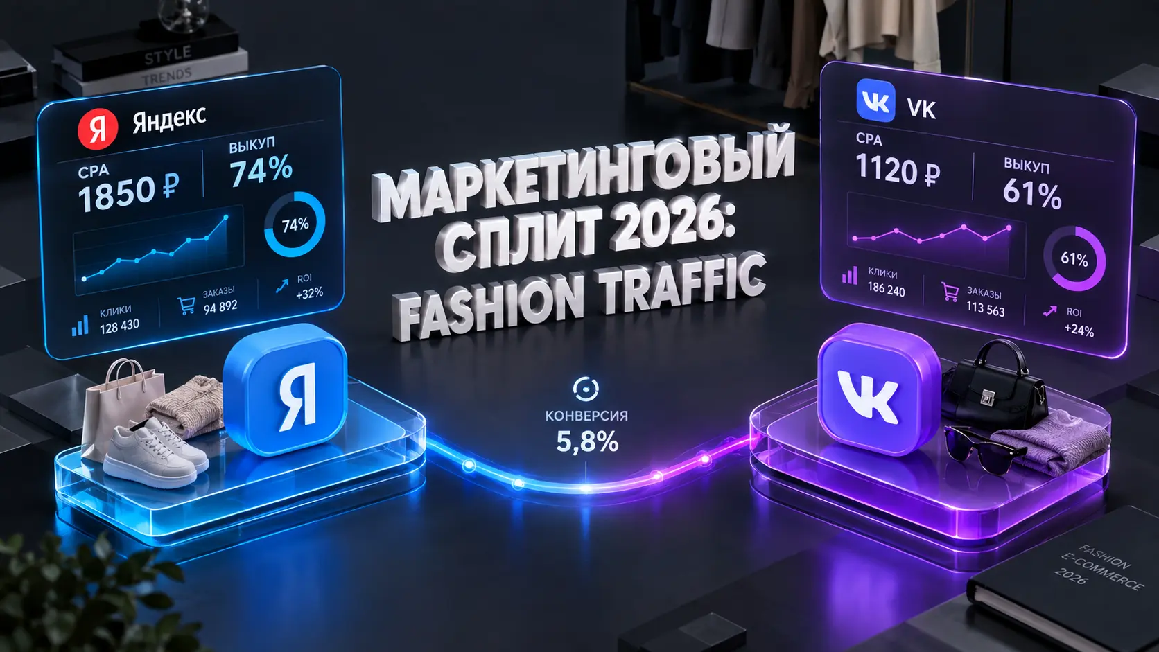 Где выгоднее рекламировать одежду: Яндекс Директ vs VK Реклама
