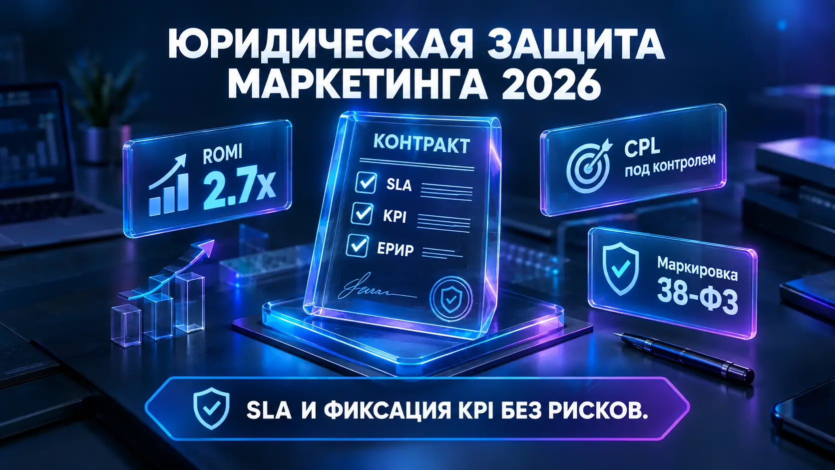 Договор с маркетинговым агентством: юридические риски, SLA и фиксация KPI