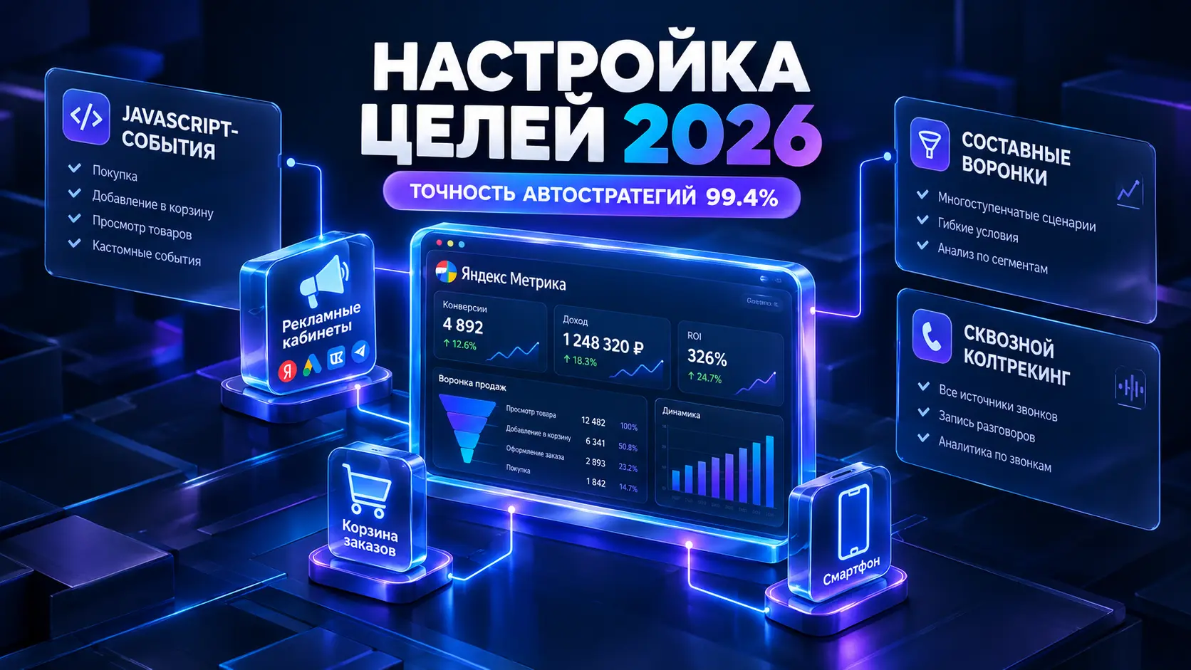 Настройка Яндекс Метрики перед запуском рекламы сайта: инструкция по целям