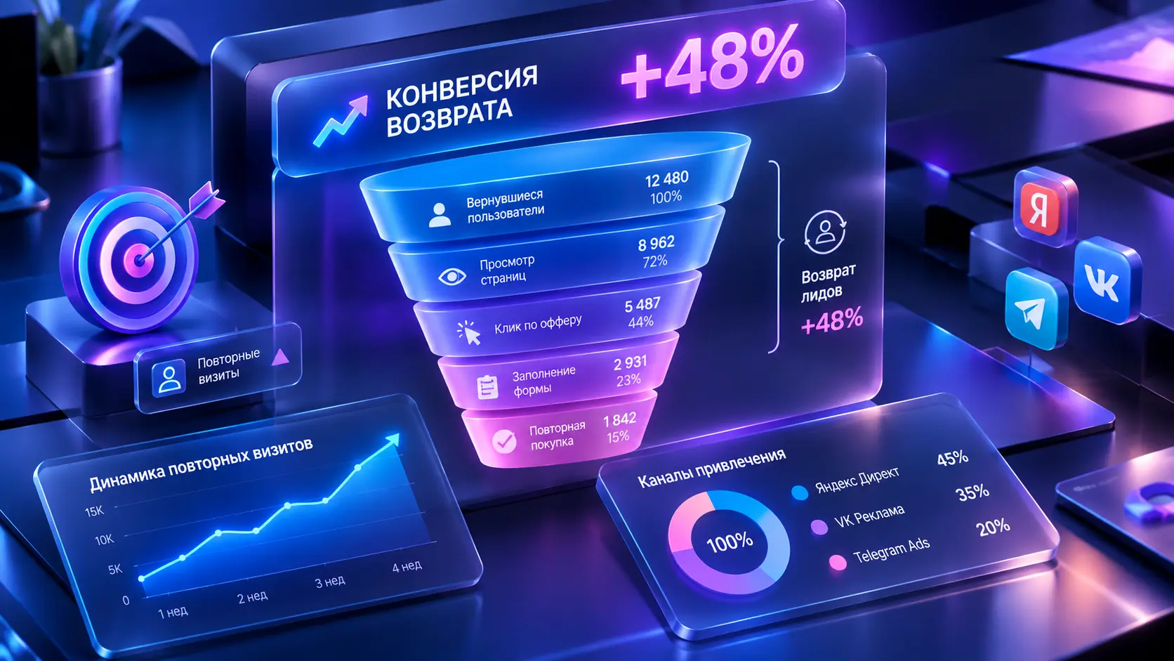 Ретаргетинг для сайта: как вернуть ушедших посетителей и закрыть их в сделку