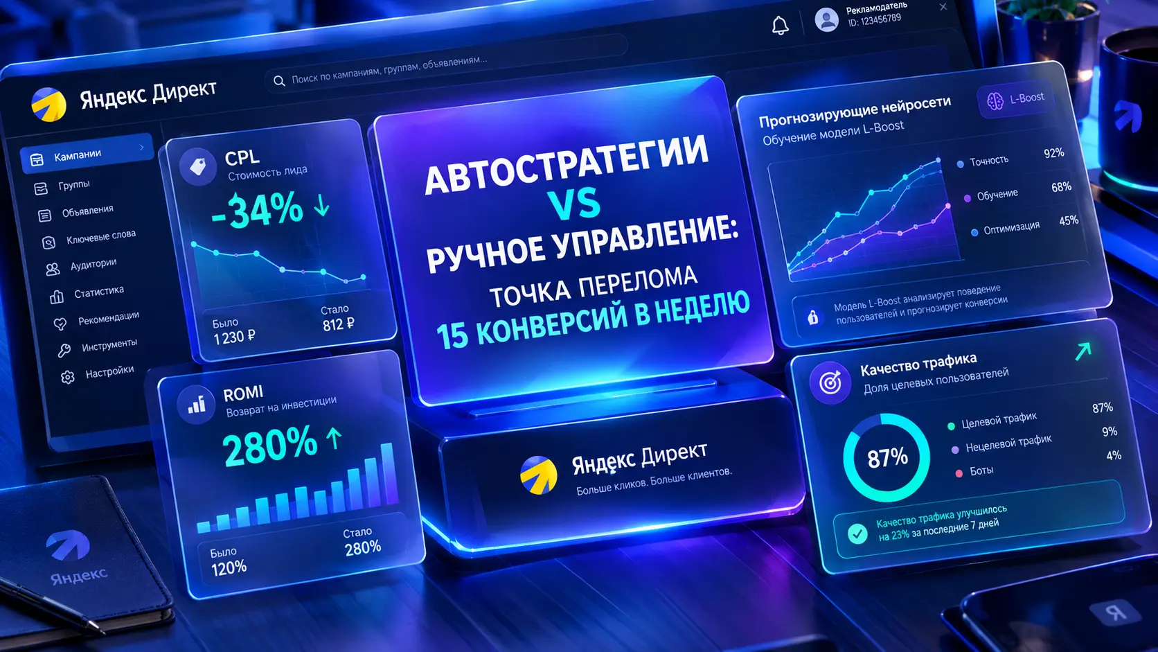 Автостратегии в Яндекс Директе: когда доверять алгоритмам, а когда управлять вручную