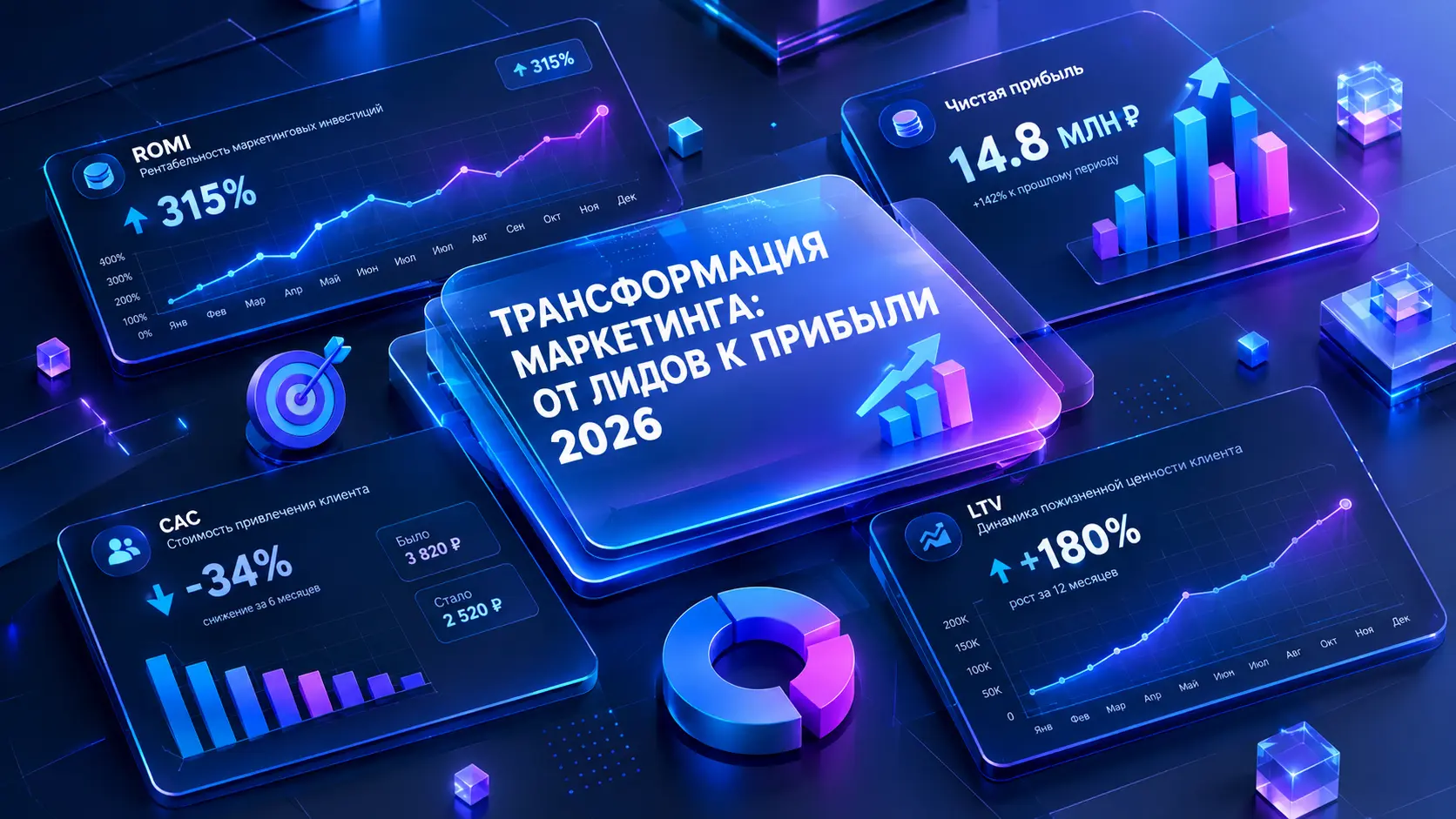 Услуги маркетинга для роста продаж: переход от лидогенерации к подсчету чистой прибыли