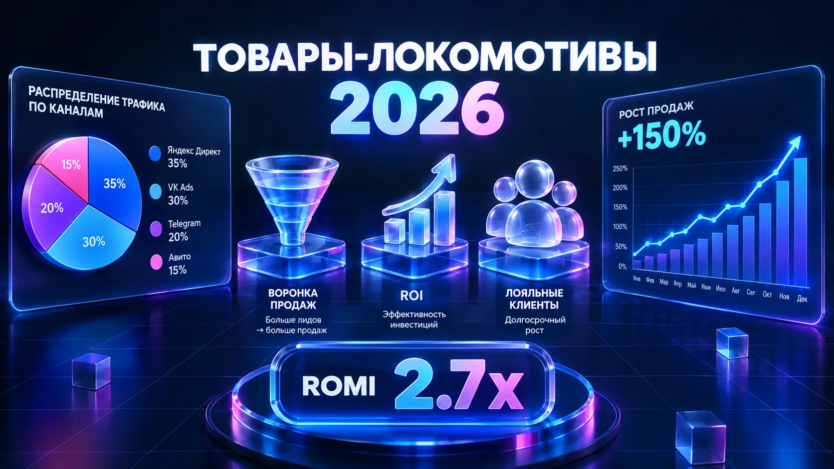 Как настроить рекламу на товары-локомотивы для привлечения постоянных клиентов