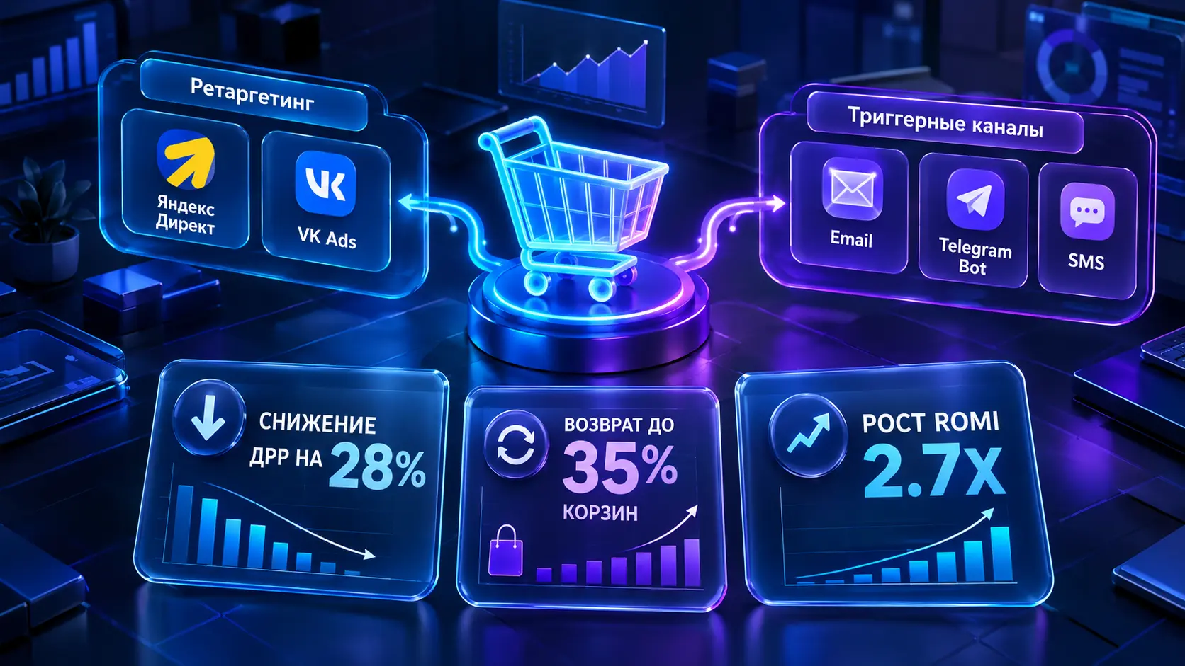 Борьба с брошенными корзинами: связка товарного ретаргетинга и триггерных рассылок
