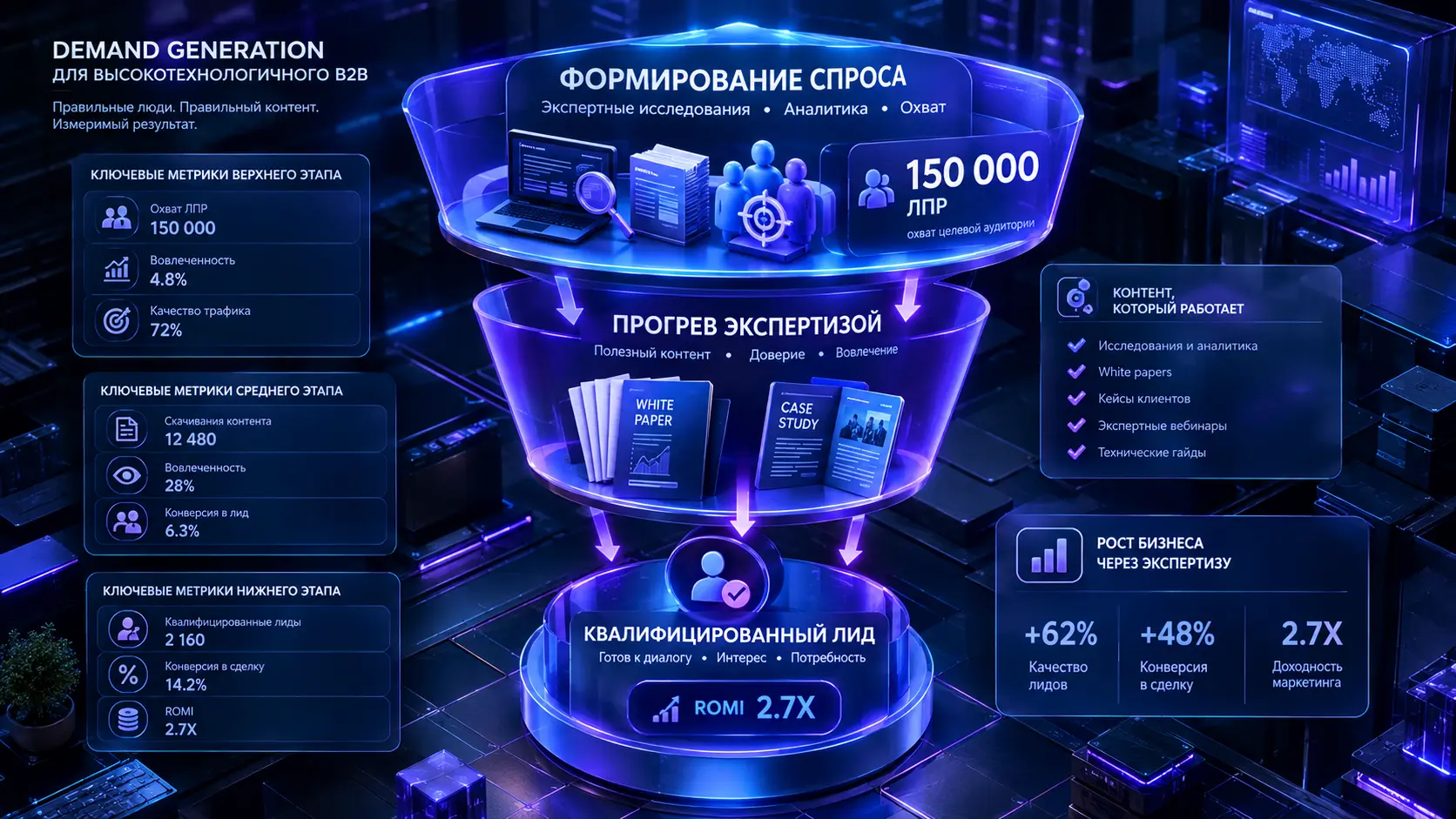 Продвижение сложных и инновационных товаров: воронка через экспертный контент