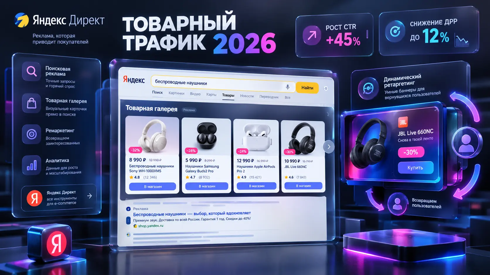 Смарт-баннеры и товарная галерея в Яндекс: как получать горячие лиды из поиска