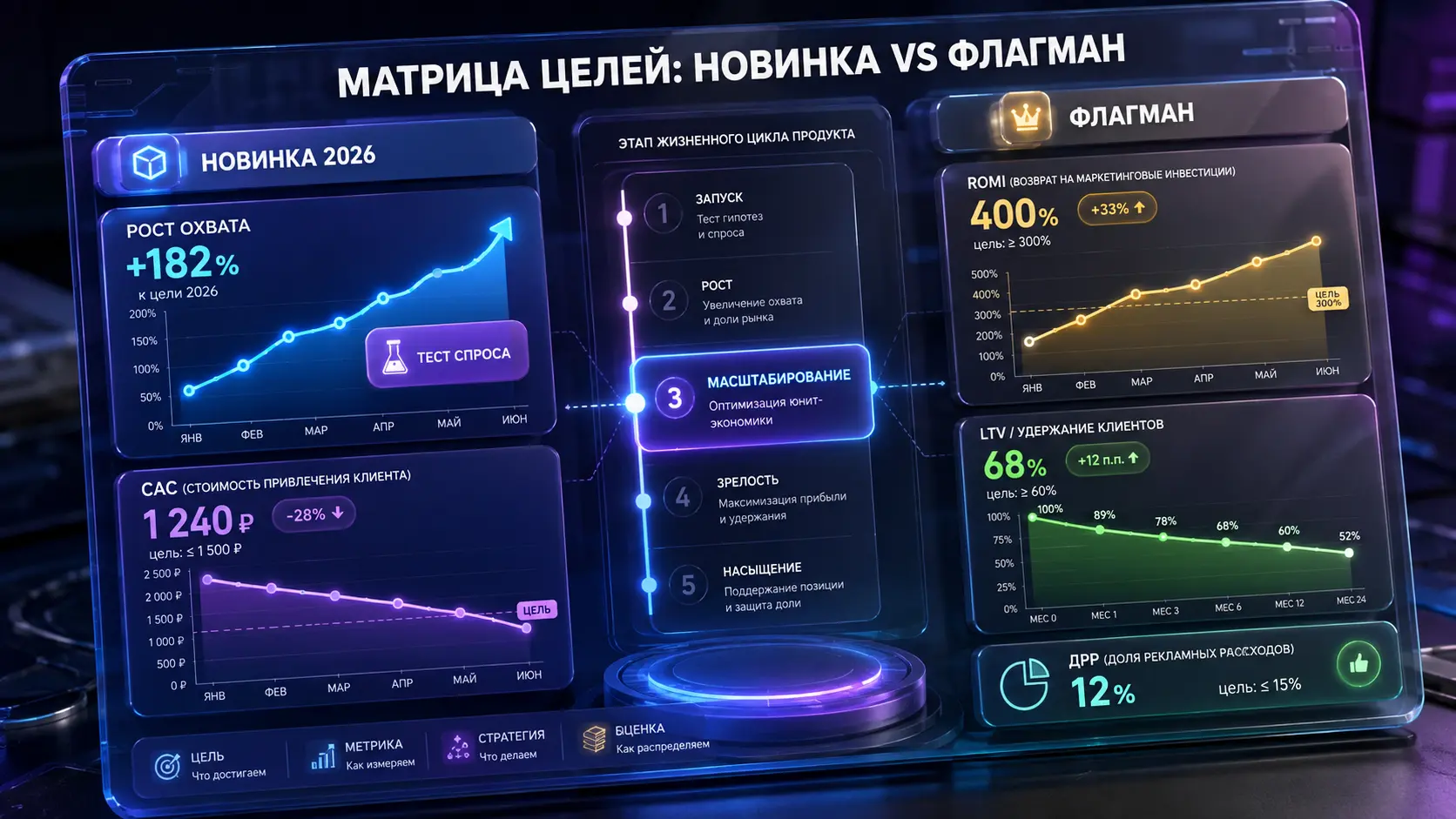 Цели продвижения новинки vs флагмана: как менять стратегию в зависимости от зрелости продукта