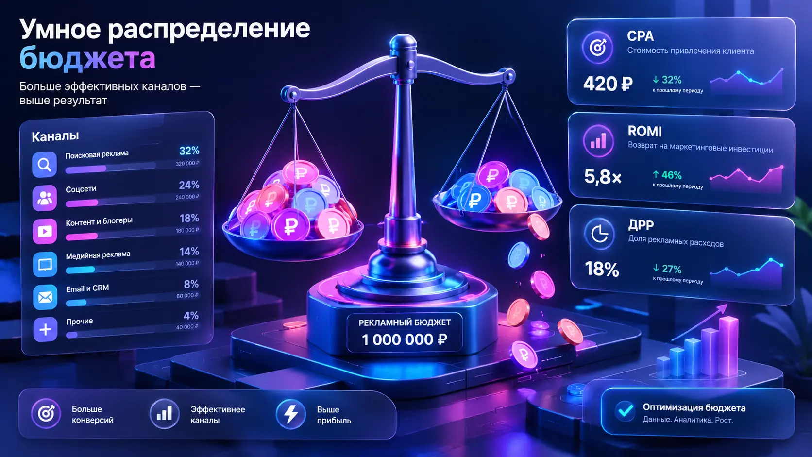 7 критических ошибок при распределении бюджета между каналами интернет-рекламы