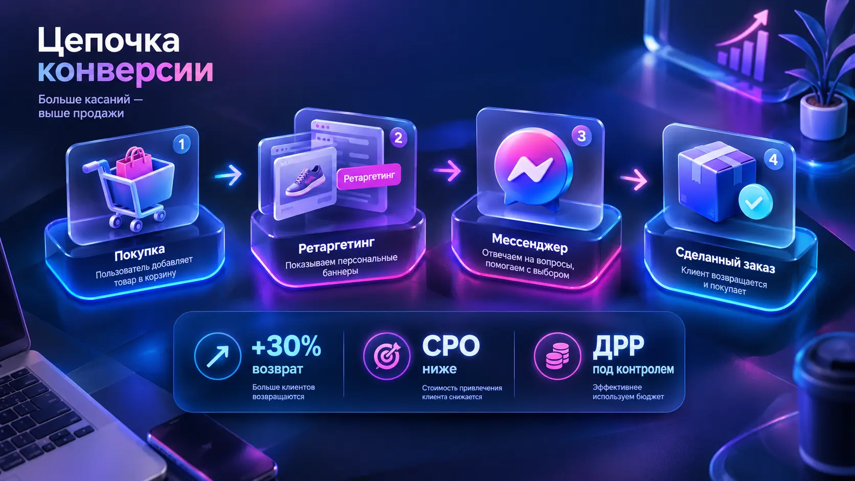 Ретаргетинг в РСЯ и ВК: как дожимать до 30% брошенных корзин и ушедших посетителей