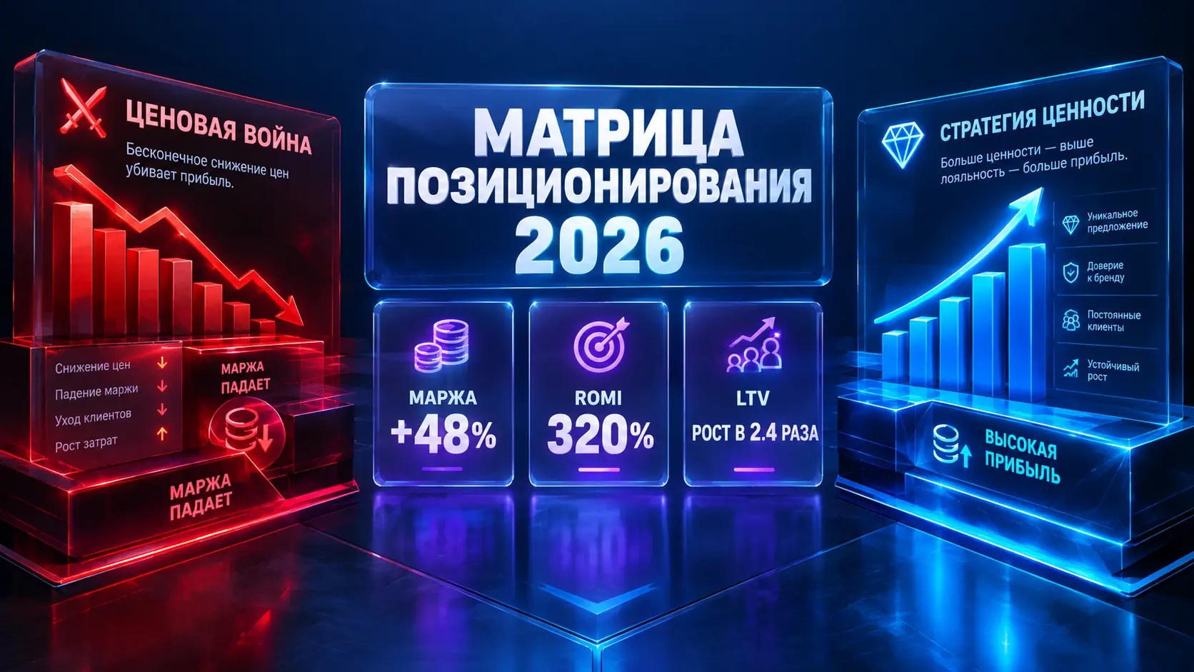Позиционирование товара: как отстроиться от конкурентов в рекламе и перестать демпинговать
