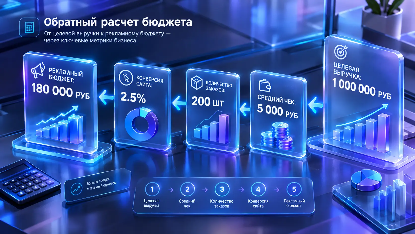 Калькулятор рекламного бюджета: как рассчитать затраты на продвижение под желаемую выручку