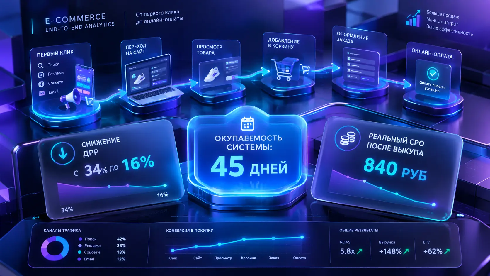 Сколько стоит внедрение сквозной аналитики для товарного бизнеса и как быстро она окупается
