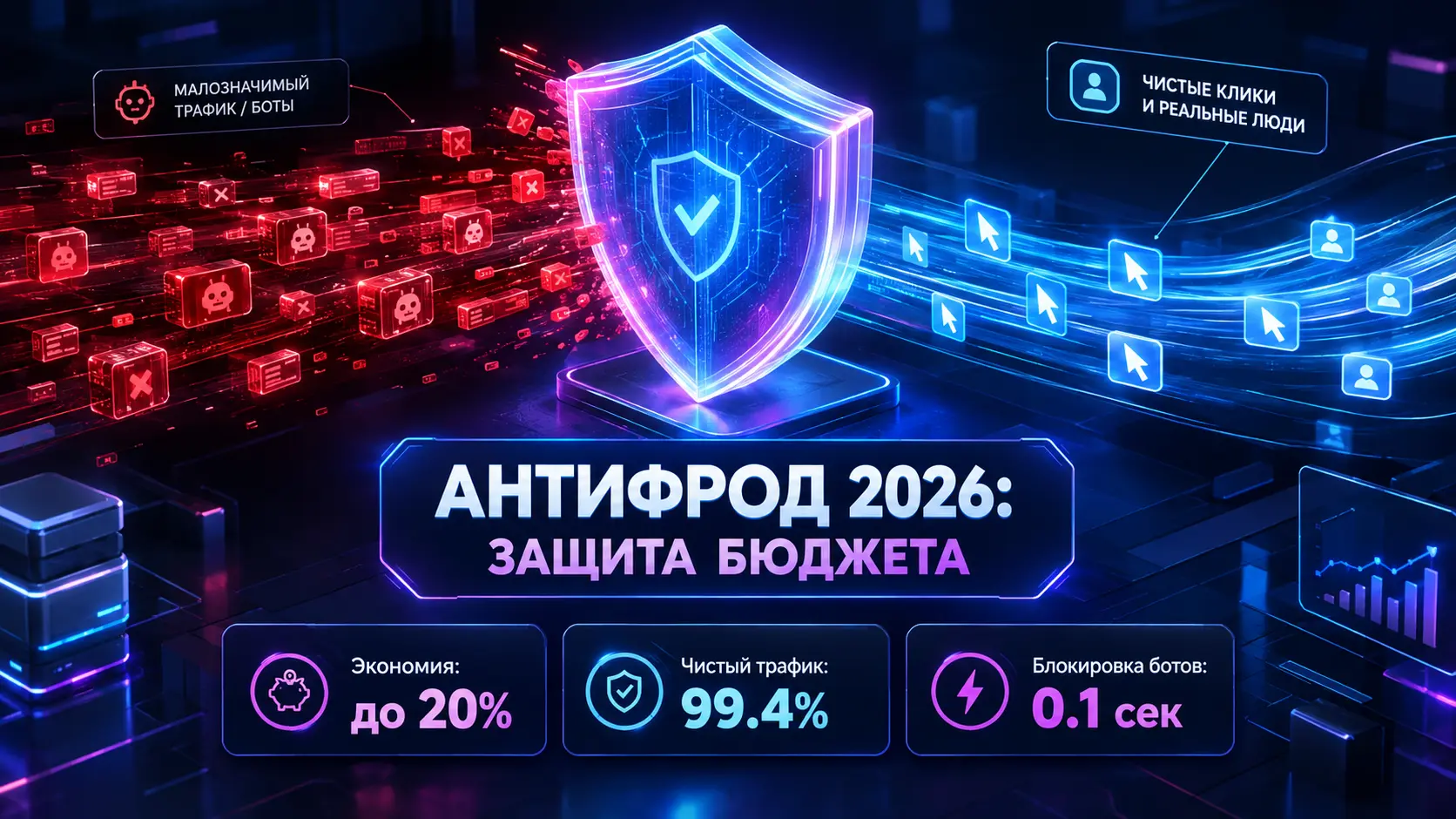 Защита от скликивания и бот-трафика в интернет-рекламе: как сохранить до 20% бюджета