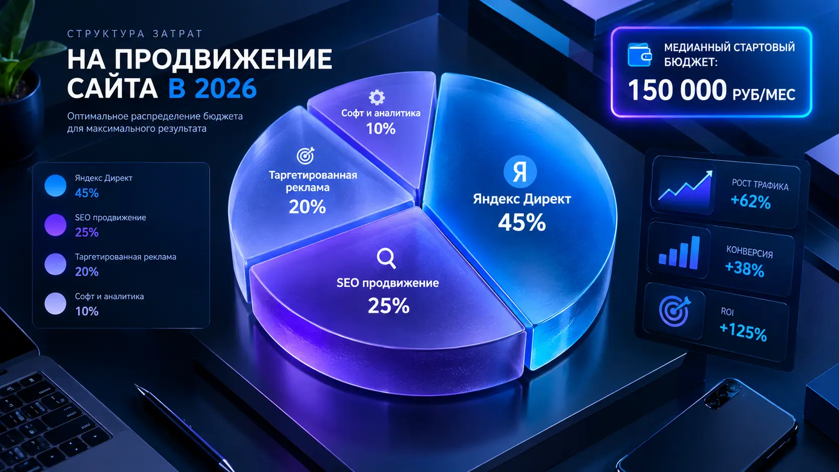 Сколько стоит раскрутить сайт: честный расчет бюджета на Яндекс, SEO и таргет