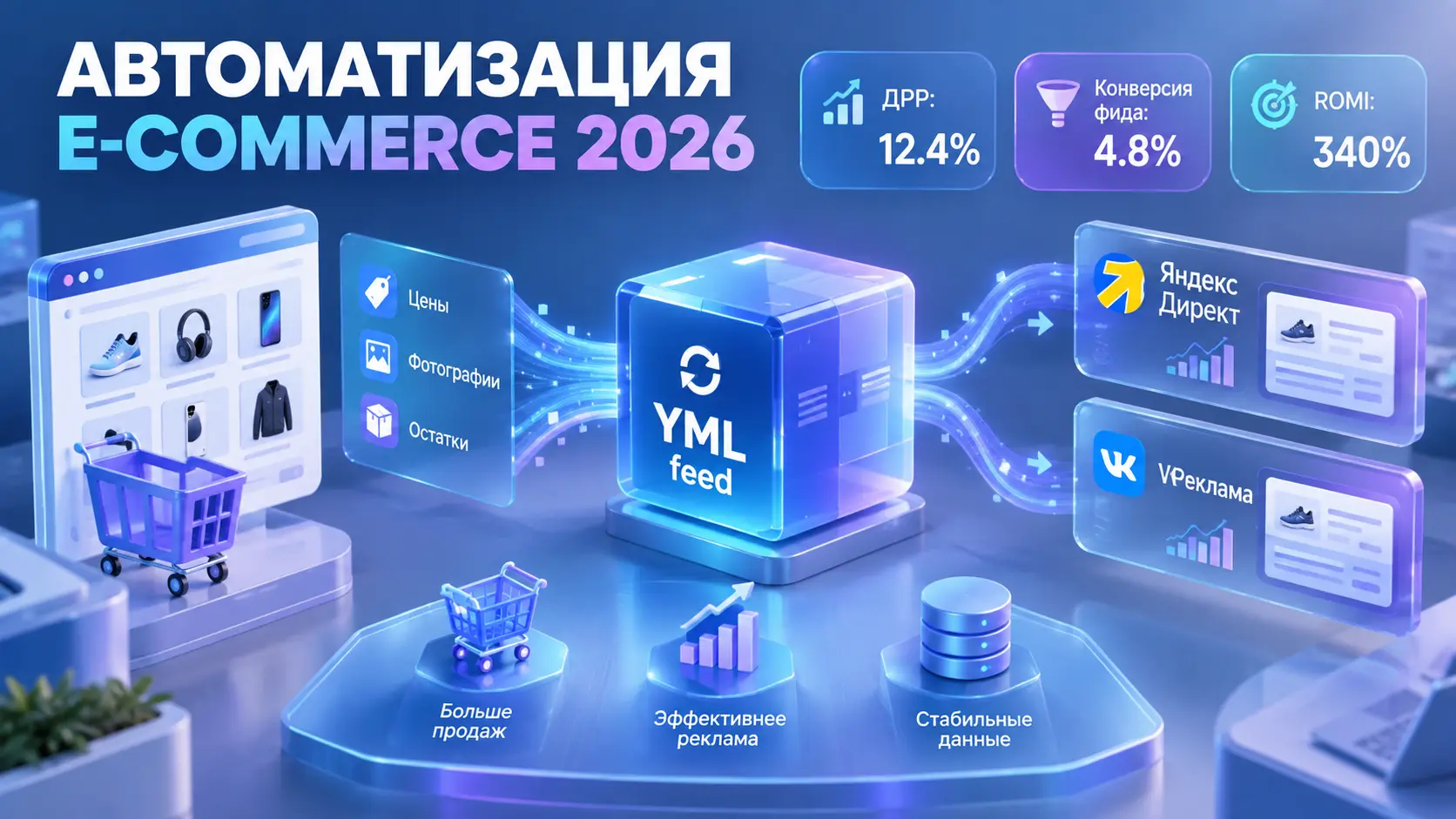 Продвижение нового интернет-магазина: запуск товарного фида и смарт-кампаний